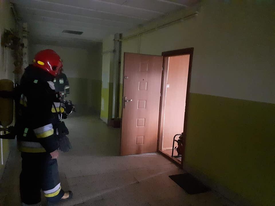 Ogień pojawił się w kuchni