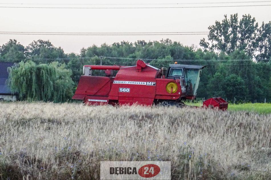Kombajn przejechał mężczyznę 