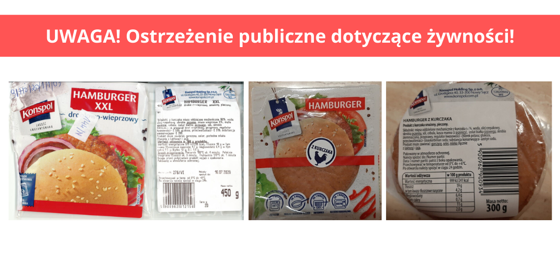 Nie kupuj i nie jedz tych hamburgerów