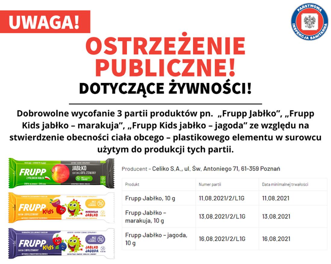 Nie dawaj tych batonów dziecku!