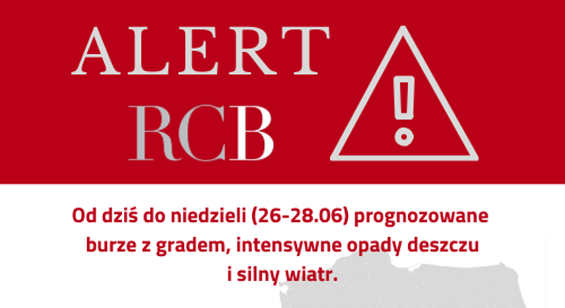 Alert Rządowego Centrum Bezpieczeństwa !
