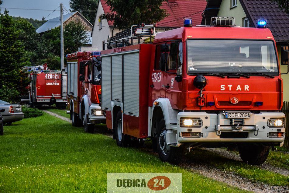 Jedna osoba poszkodowana w pożarze 