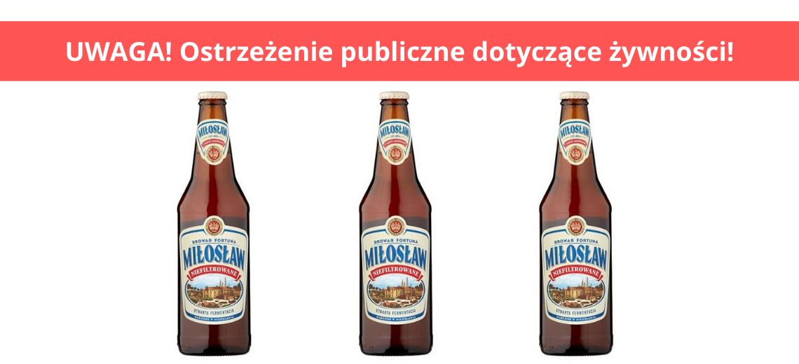 Uważaj! W tym piwie może być szkło!