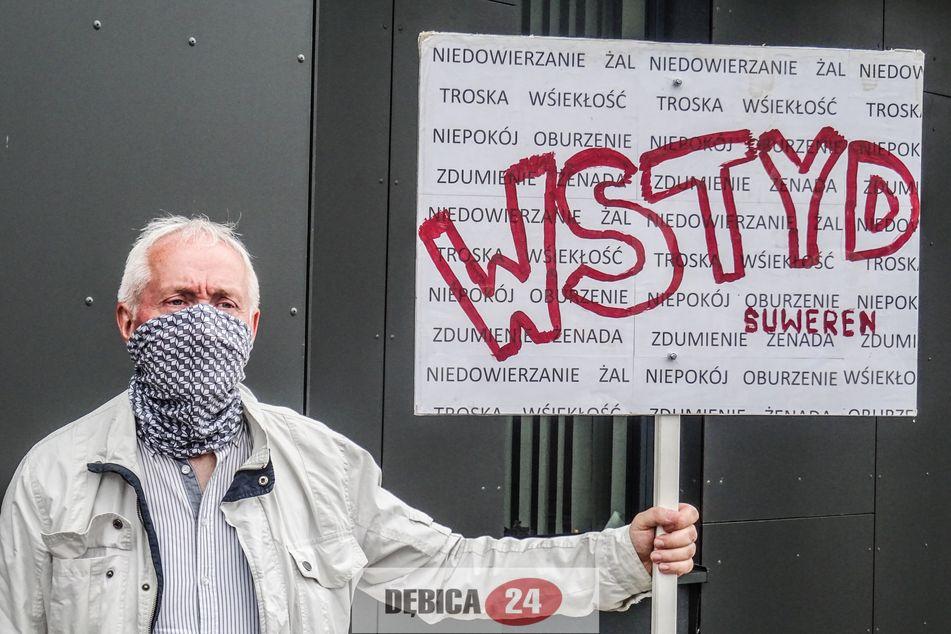 W Dębicy też protestowali - zdjęcia+filmy