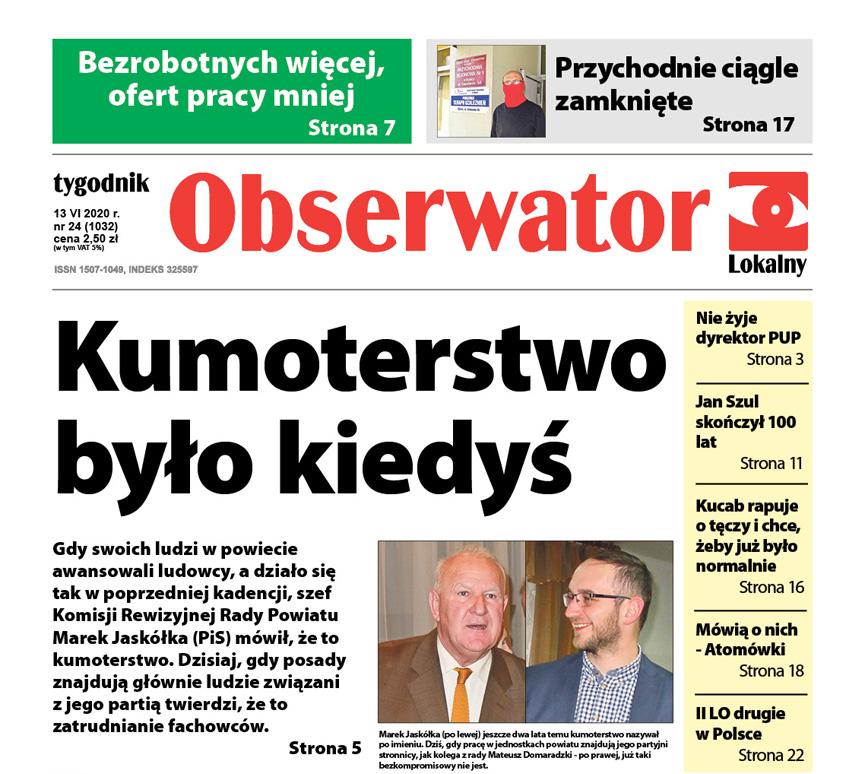 W najnowszym Obserwatorze Lokalnym