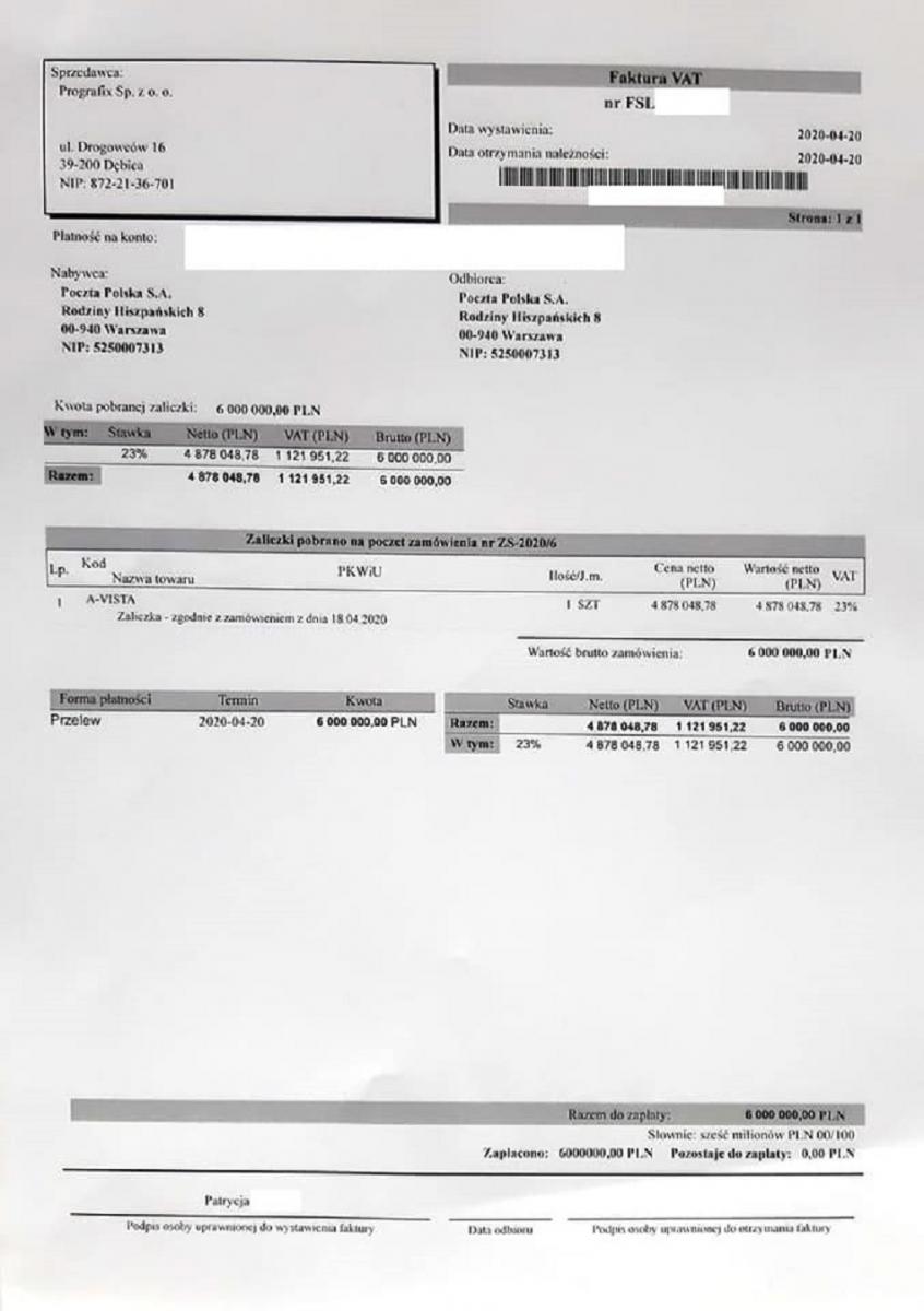 TVN24: Prografix otrzyma 31 mln zł za wybory, których nie było