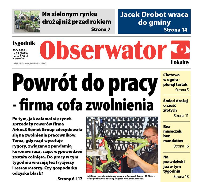 W najnowszym Obserwatorze Lokalnym