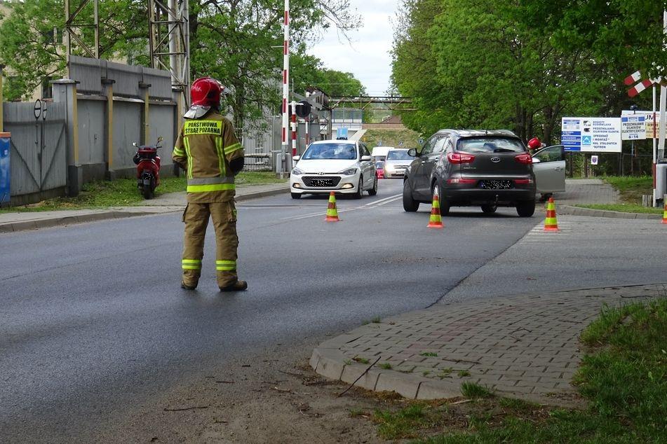 Z urazem kręgosłupa trafił do szpitala