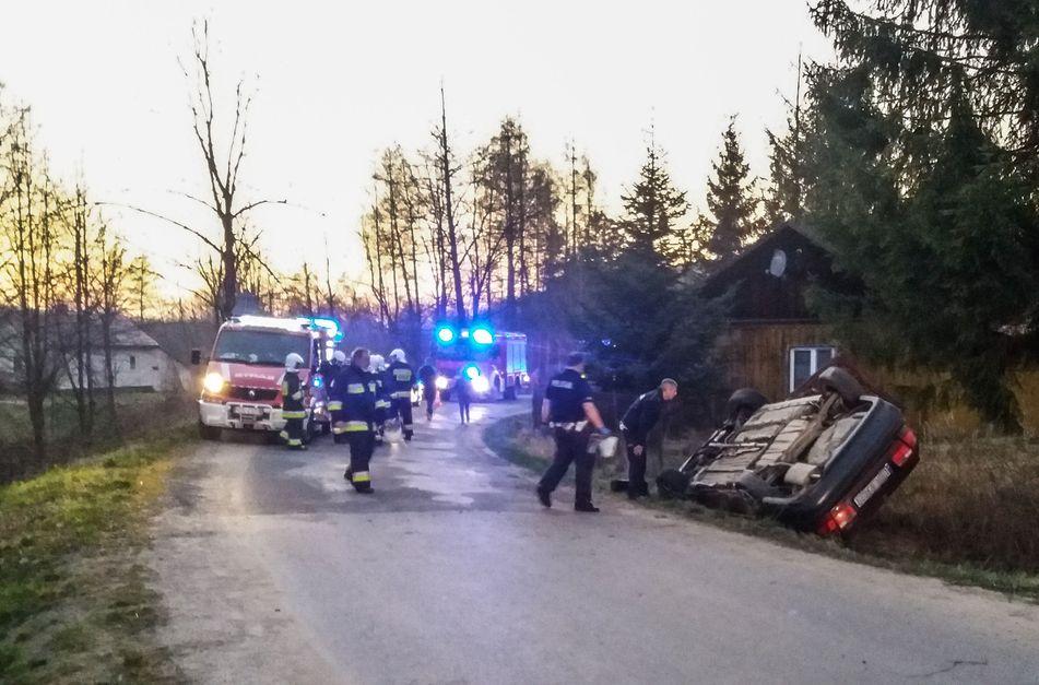 Uwaga wypadek! Ciężarną zabrał śmigłowiec - zdjęcia+film