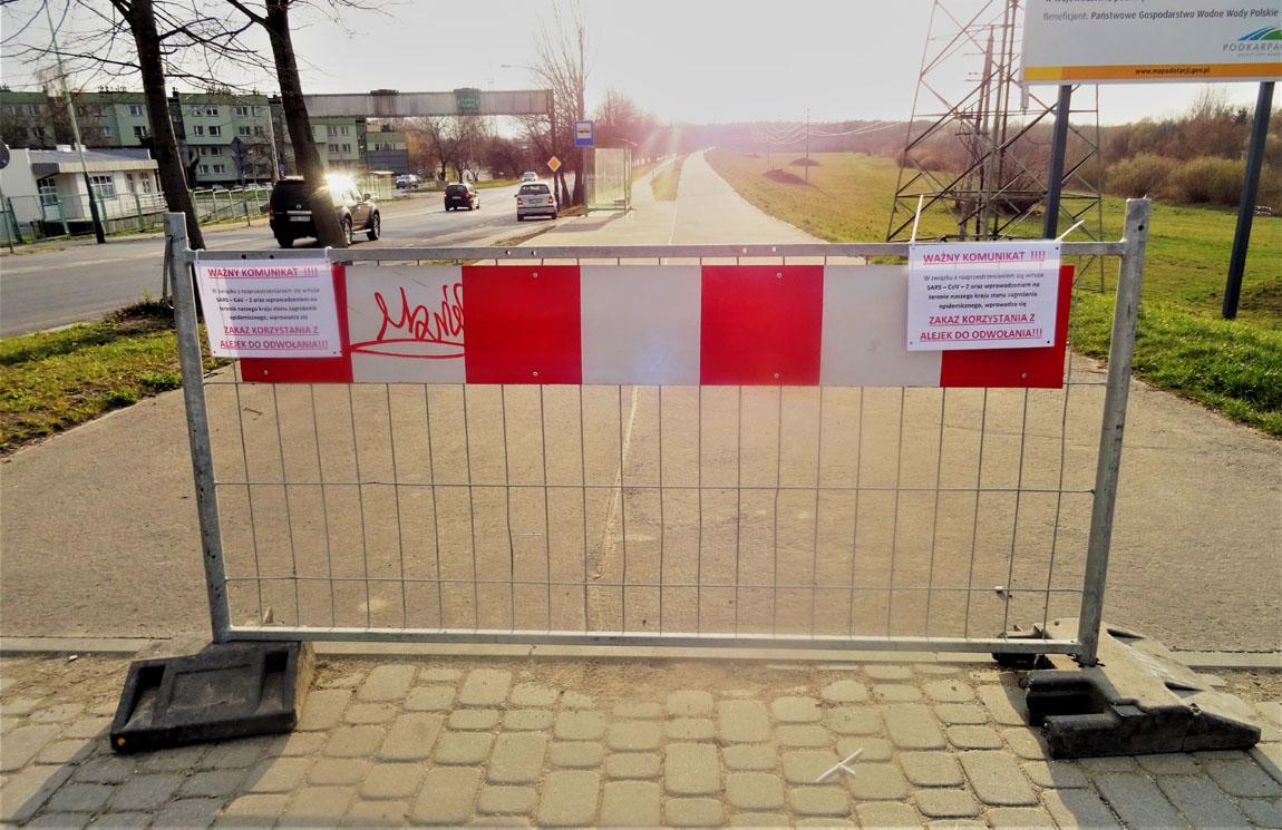 Zapomnij o spacerze. Zakaz wejścia na wały