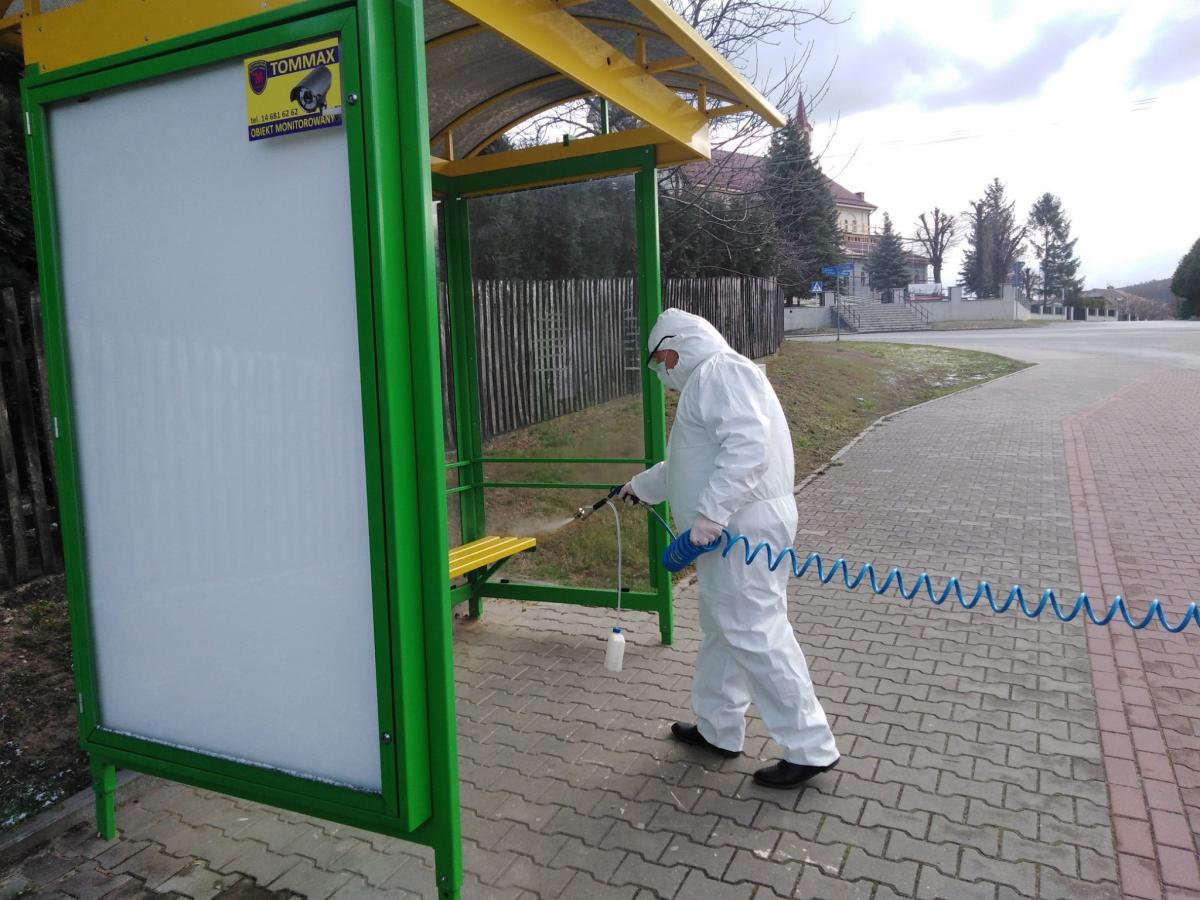 Wiaty dezynfekowane będą regularnie
