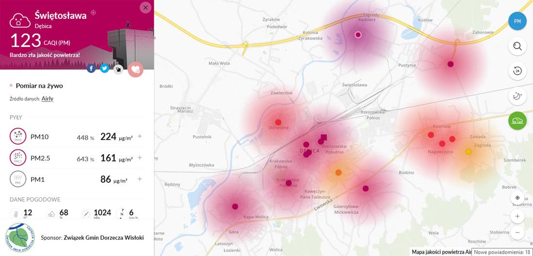 Dębica zaczadzona. Najgorzej znów na Świętosława