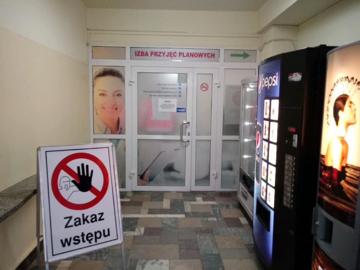 Do szpitala nie wejdziesz. Apteka też zamknięta