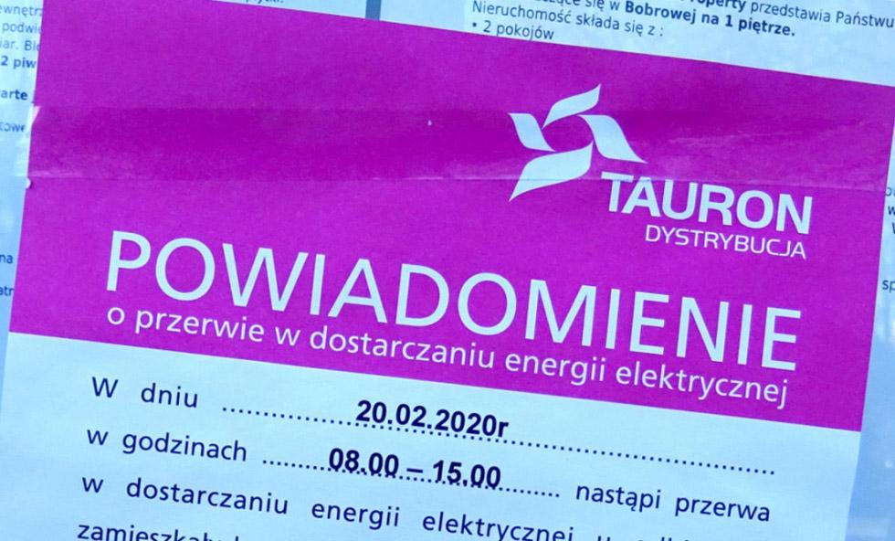 W tym tygodniu prądu nie będzie aż w pięciu miejscowościach