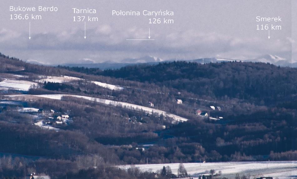 Bieszczady widoczne od nas? Tak, z gminy Pilzno!