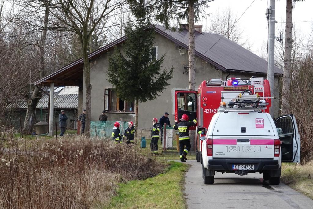 Wybuch gazu. Dwie osoby w szpitalu