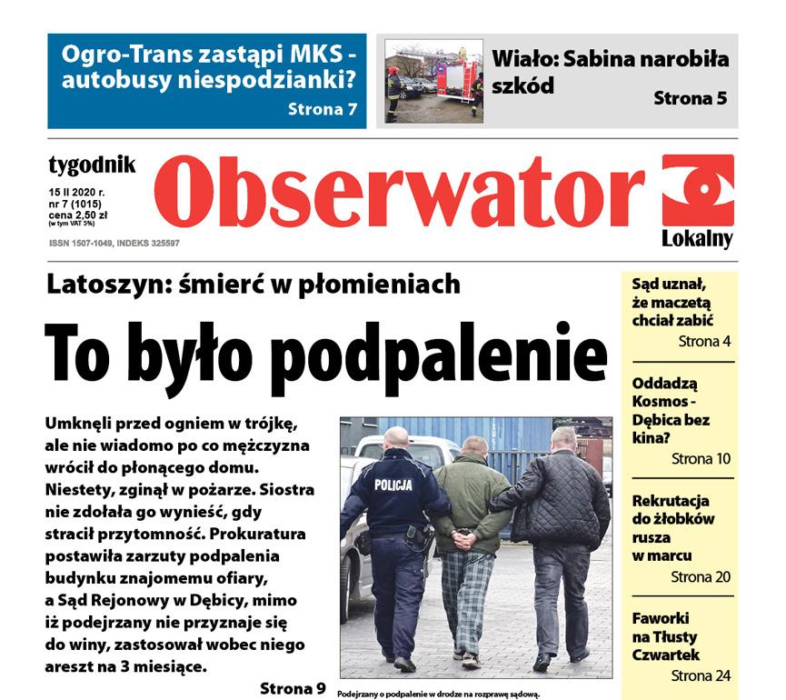 W najnowszym Obserwatorze Lokalnym