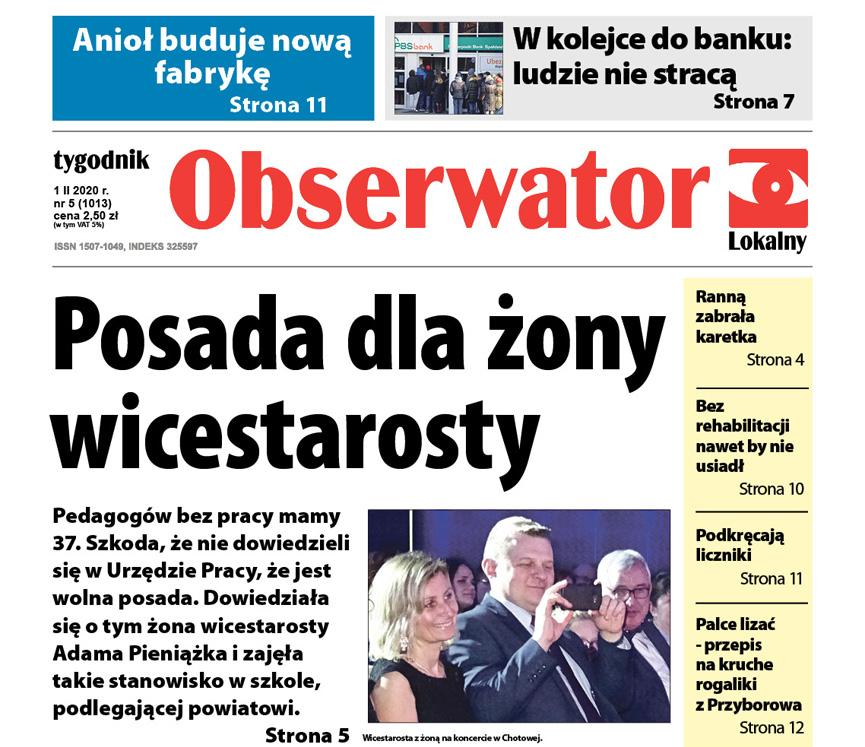 W najnowszym Obserwatorze Lokalnym