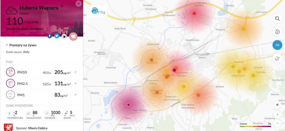 Dębica i Brzostek zaczadzone. Gmina Pilzno też