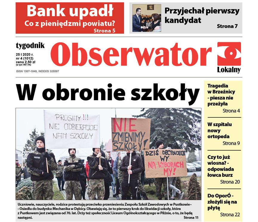W najnowszym Obserwatorze Lokalnym