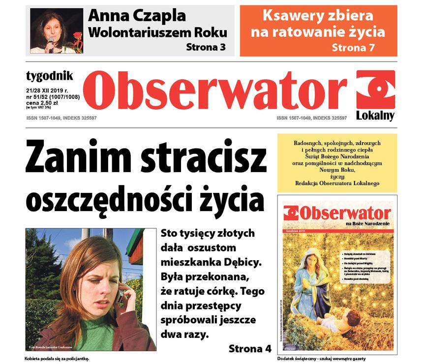 W najnowszym świątecznym Obserwatorze Lokalnym