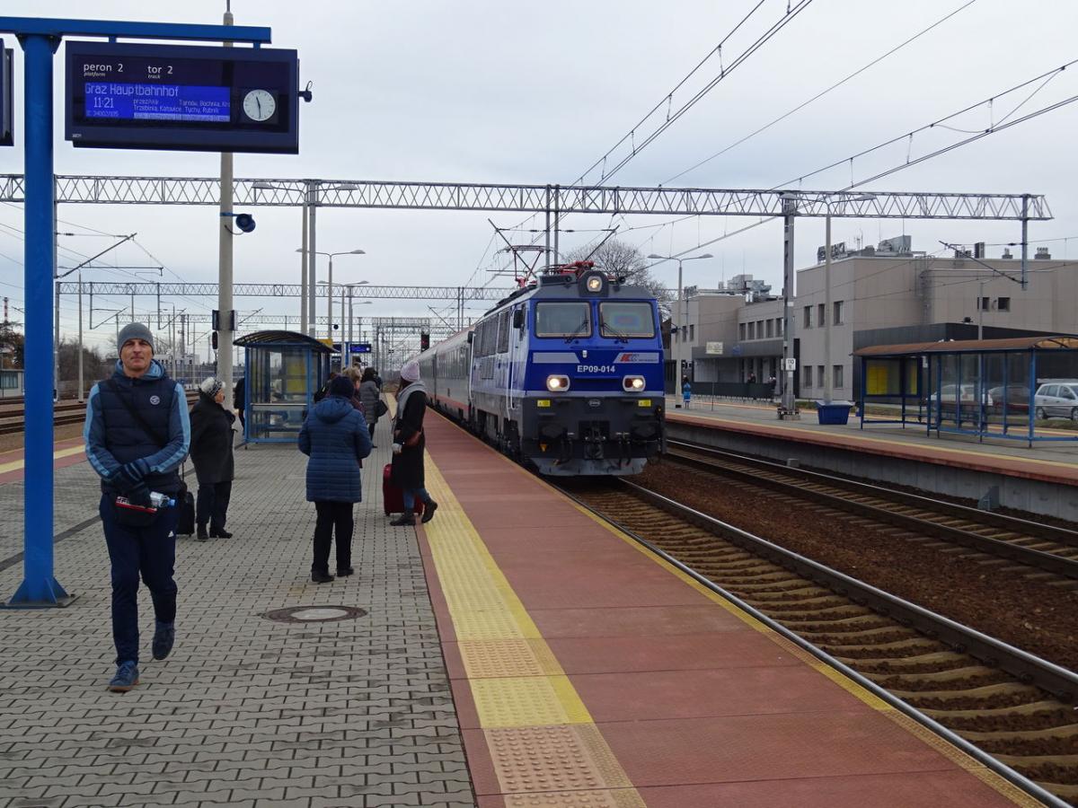 Do Wiednia i Grazu odjechał z opóźnieniem