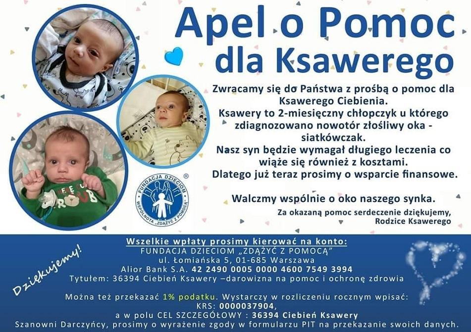 Aukcje dla Ksawerego - Ty też możesz pomóc