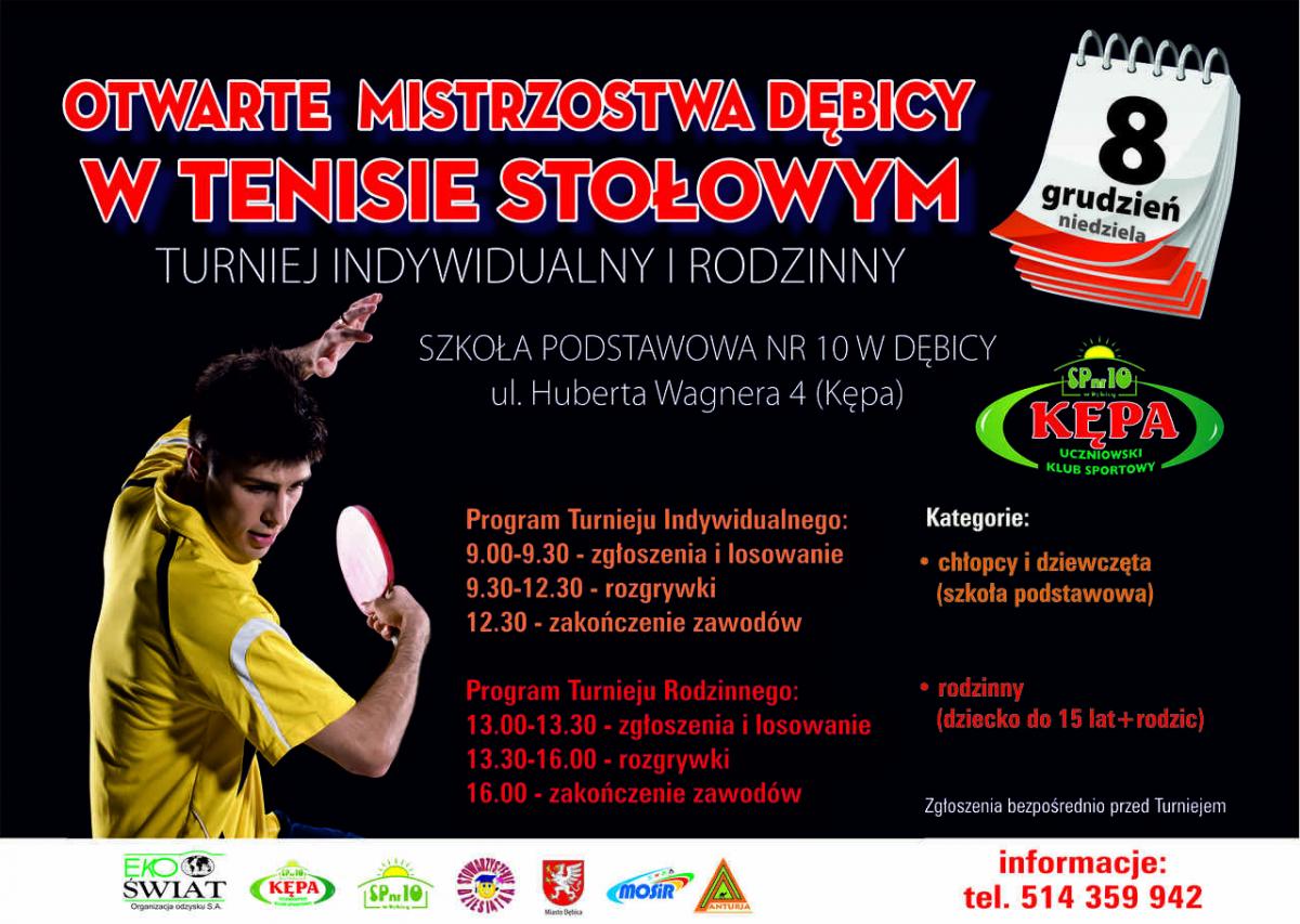 Tenisowe mistrzostwa Dębicy już w niedzielę