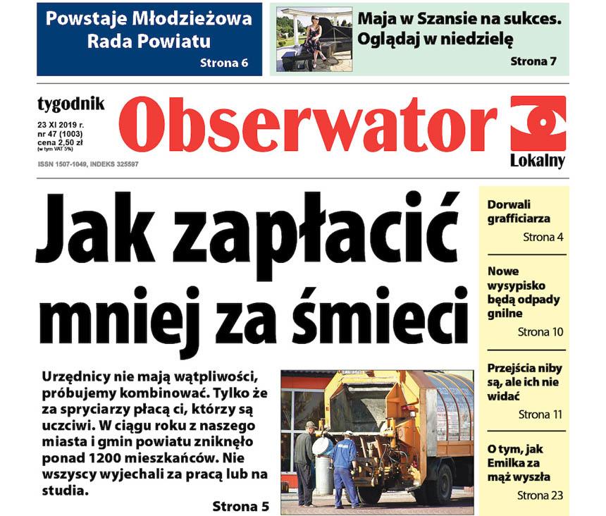 W najnowszym Obserwatorze Lokalnym