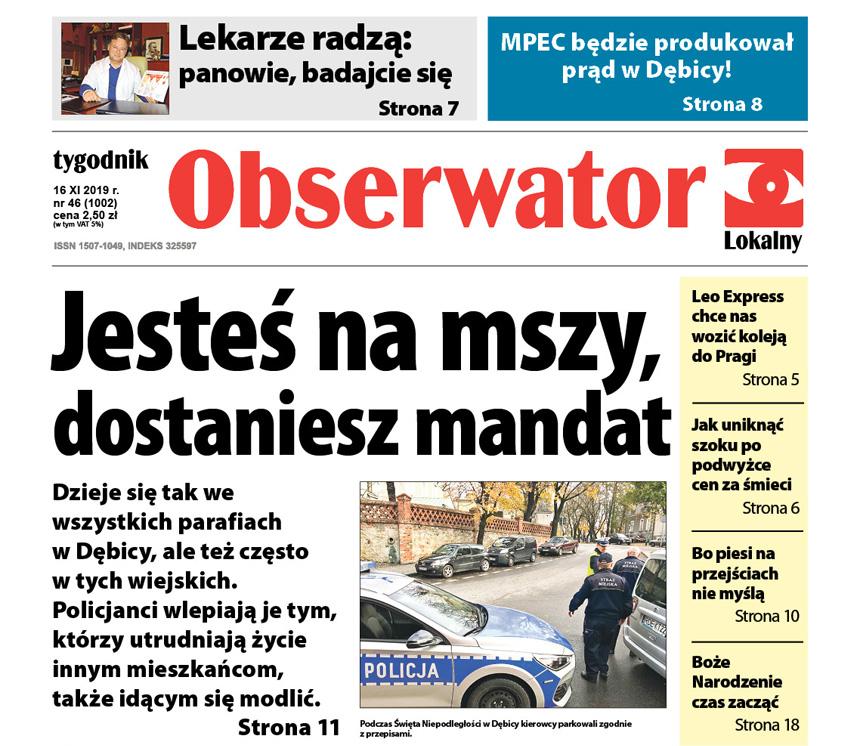 W najnowszym Obserwatorze Lokalnym