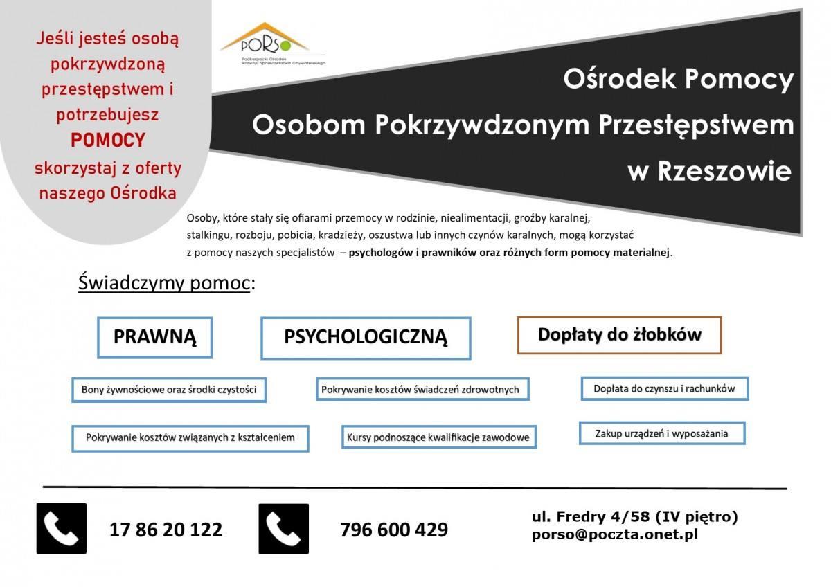 Darmowe porady prawnika i psychologa oraz dopłaty do żłobków