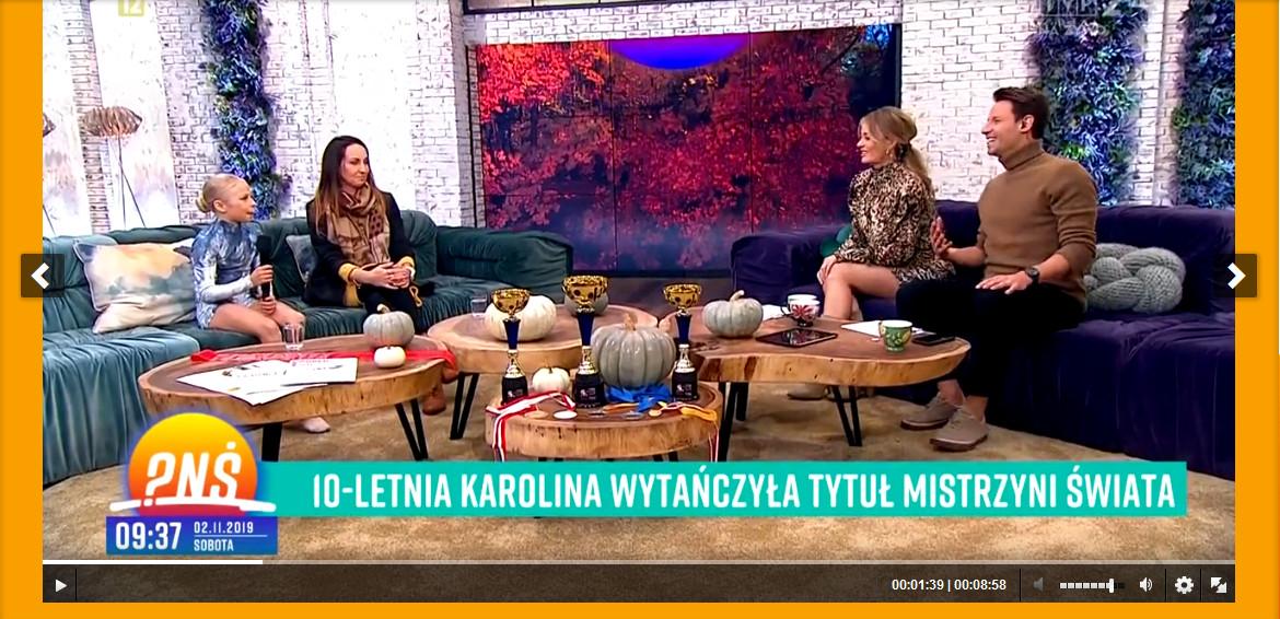 Karolina Olszewska w Pytaniu na śniadanie 