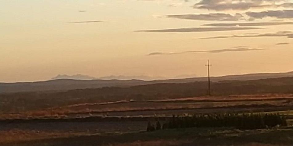 Tatry było widać z Góry Motycznej