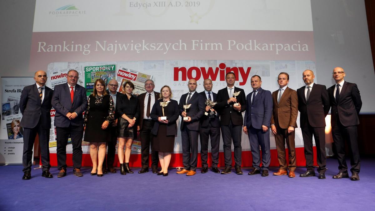 Firma Oponiarska na pierwszym miejscu w rankingu Złotej Setki Firm Podkarpacia