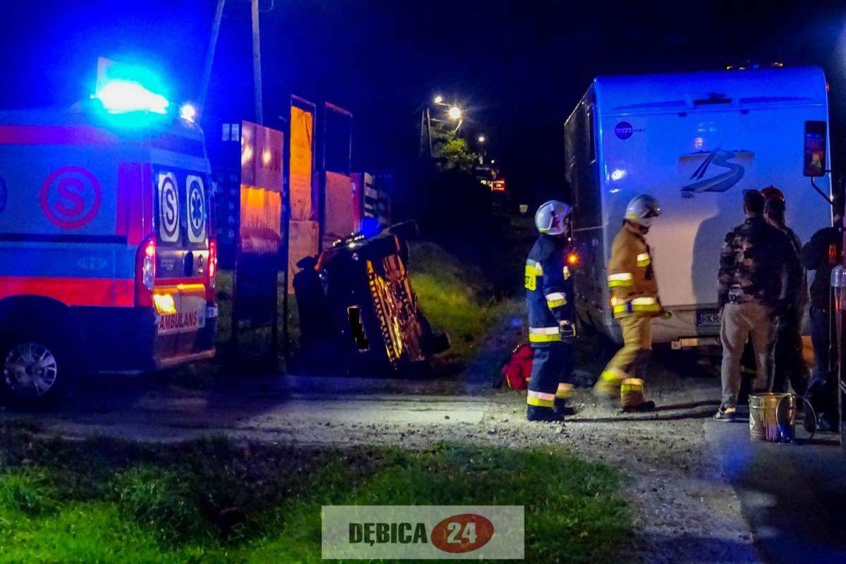 Uwaga wypadek! Kamperem podróżowały dzieci - zdjęcia