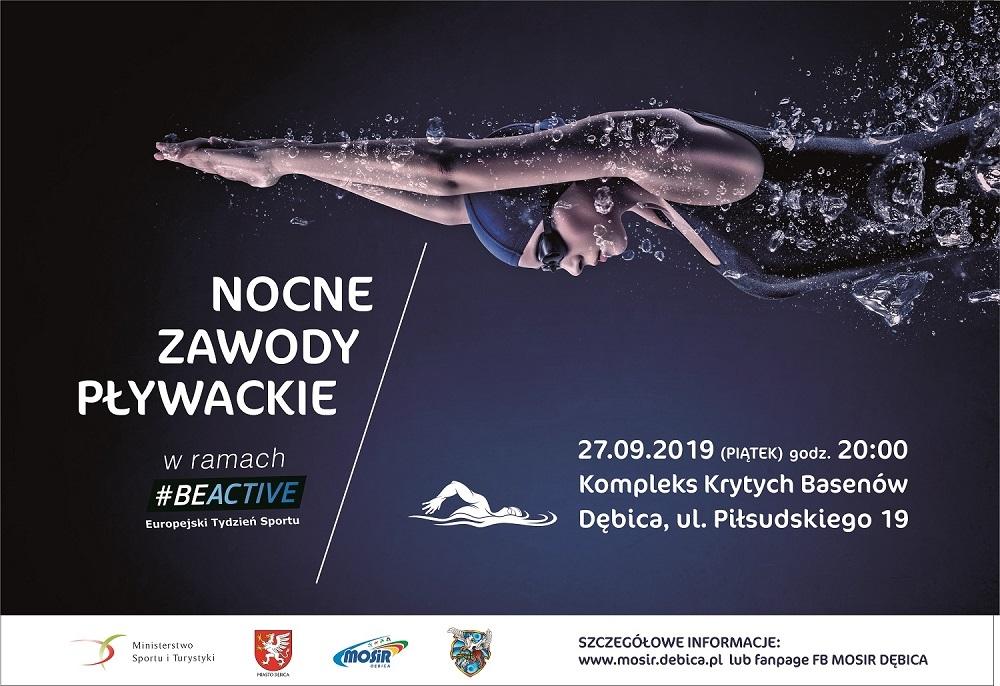 Weź udział w nocnych zawodach pływackich