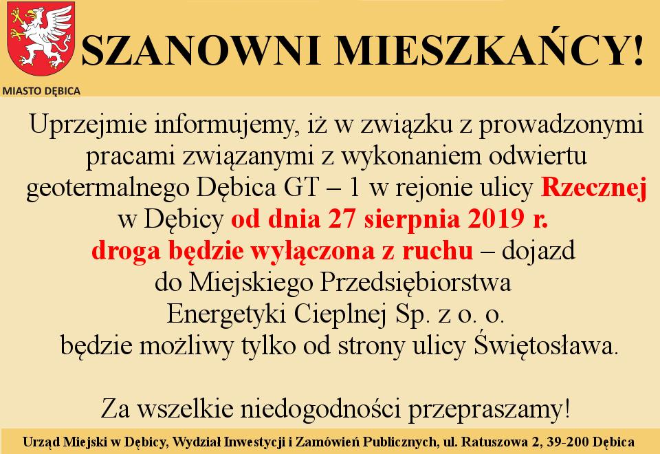 Uwaga! Dojazd tylko od Świętosława