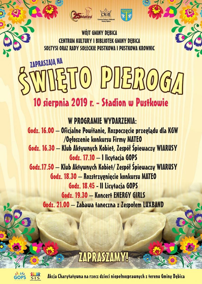 W sobotę królować będą pierogi