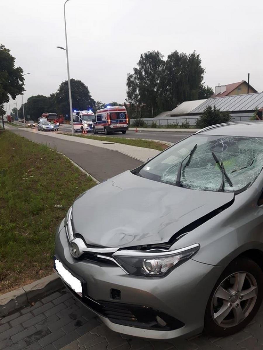 Piesza doznała poważnych obrażeń