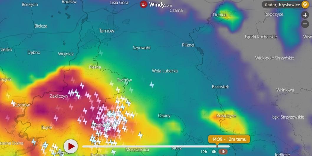 Ostrzeżenie dla powiatu