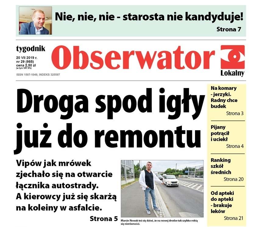 W najnowszym Obserwatorze Lokalnym