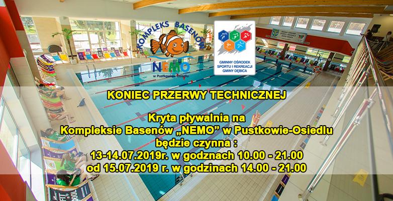 Już od soboty popływasz pod dachem