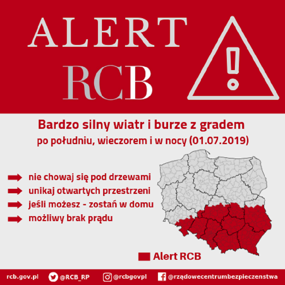 Może być groźnie. WCZK przewiduje trąby powietrzne!