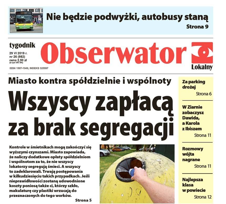W najnowszym Obserwatorze Lokalnym