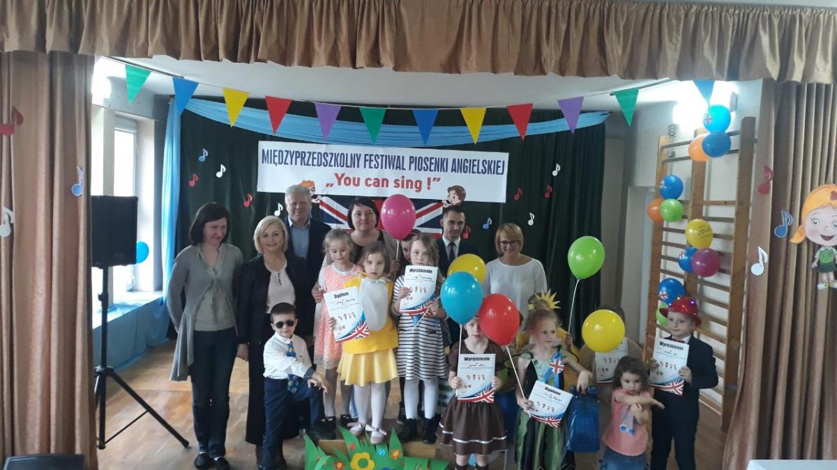Międzyprzedszkolny Festiwal Piosenki Angielskiej You can sing!