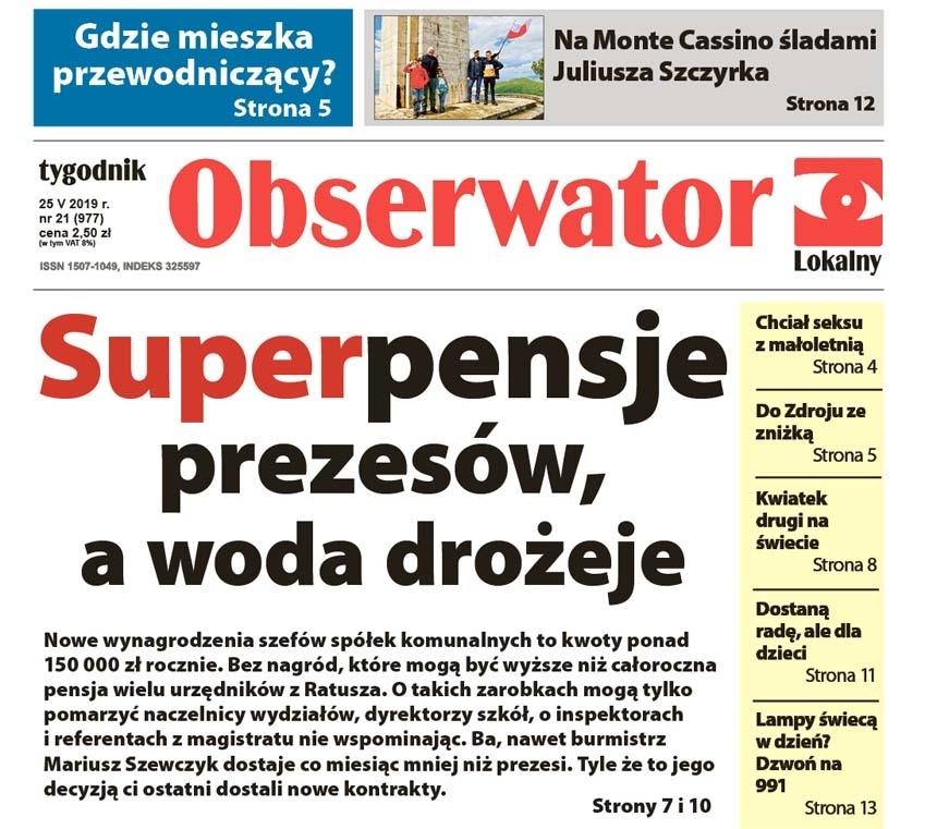 W najnowszym Obserwatorze Lokalnym