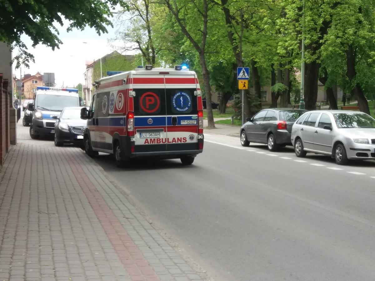 Potrącenie na Cmentarnej. Utrudnienia w ruchu