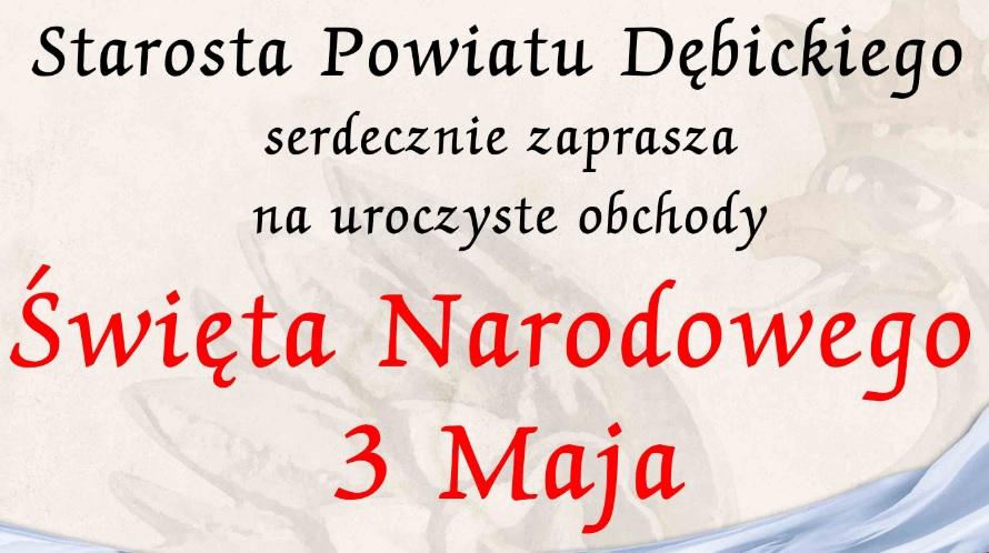 Zmiana programu obchodów Narodowego Święta 3 Maja!