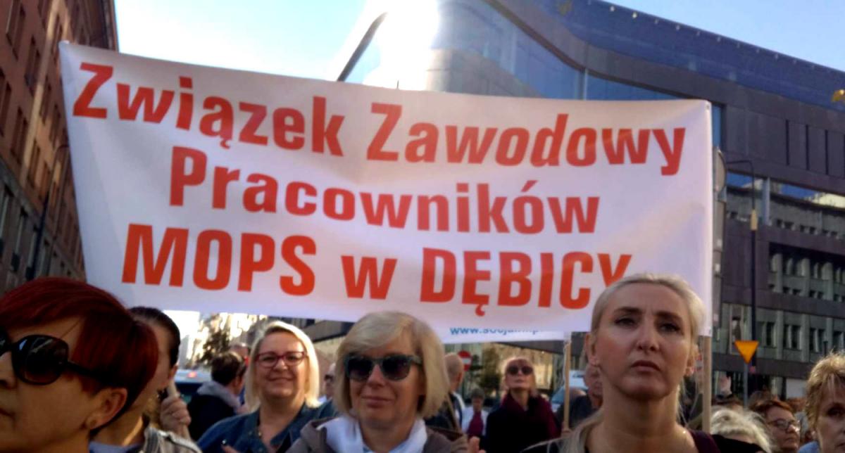 Po nauczycielach strajk zapowiadają pracownicy socjalni