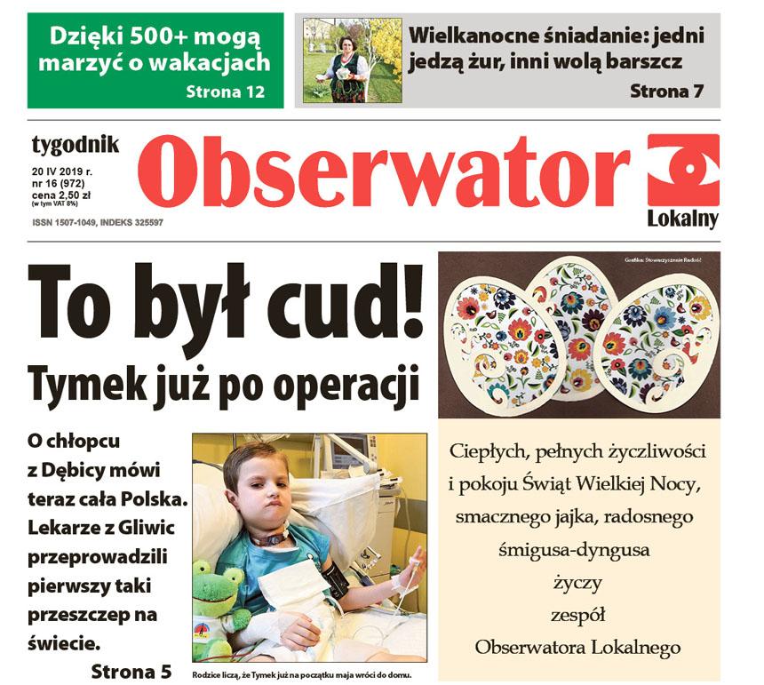 W najnowszym Obserwatorze Lokalnym